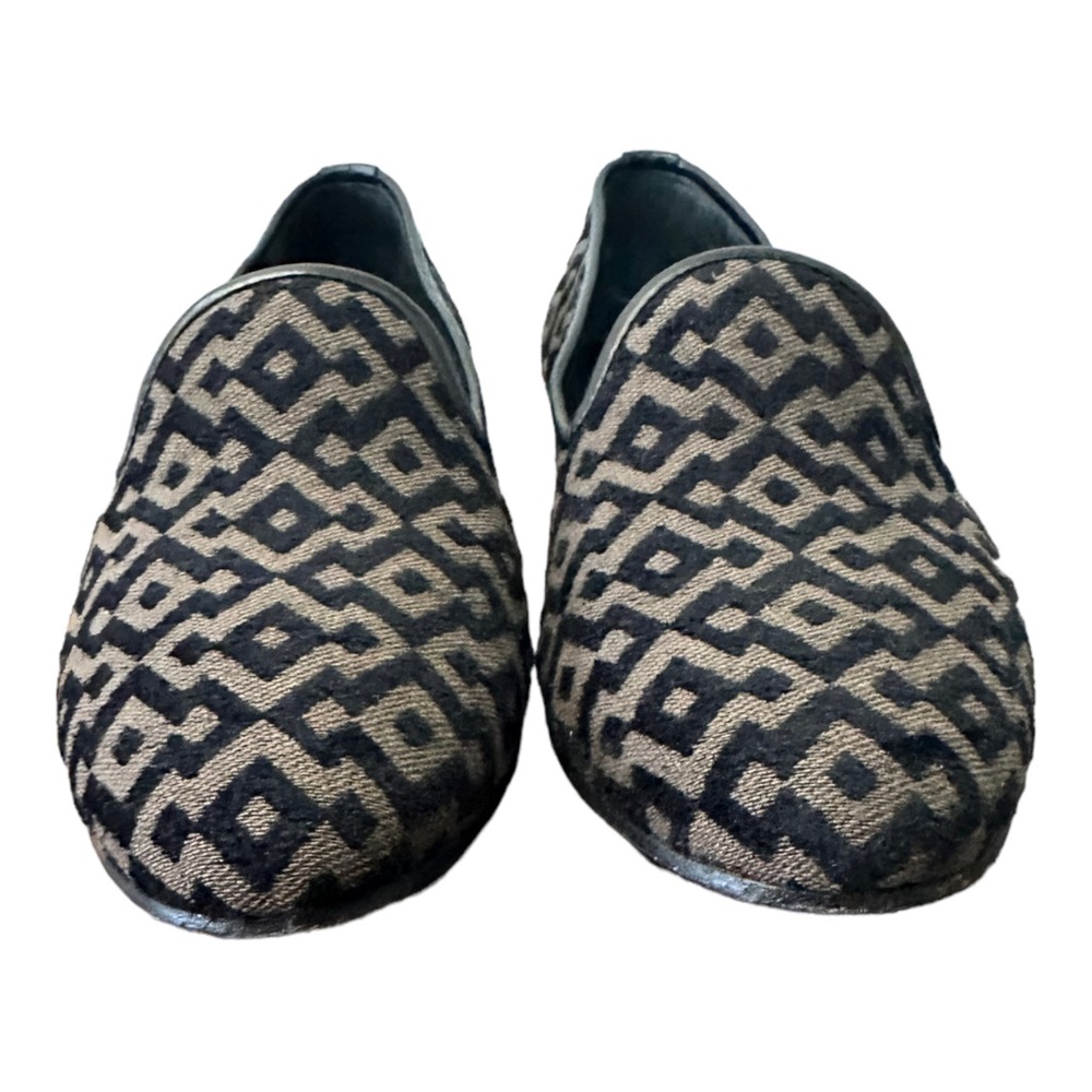 Ramon Tenza Geometric Print Loafer Flats Size 8.5N - Picture 3 of 7